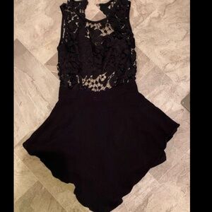 WYLDR rhomper lace dress